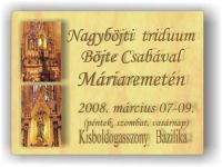 Bővebben: Nagyböjti tridium