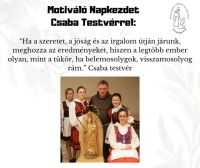 Bővebben: A szeretet, a jóság és az irgalom útján járjunk