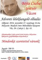 Bővebben: Adventi lélekgondozó előadás