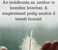 Bővebben: Az imádkozás
