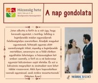 Bővebben: Gondolat a házasság hetén