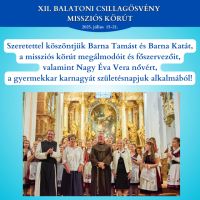 Bővebben: 12. Balatoni Csillagösvény Missziós Körút