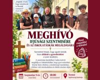 Bővebben: Ifjúsági szentmise és iskolatáska megáldása