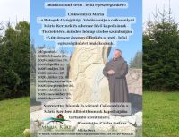 Bővebben: Máriát, a Betegek Gyógyítóját köszöntjük