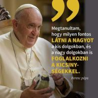 Bővebben: Ferenc pápa idézet