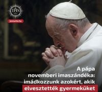 Bővebben: Ferenc pápa novemberi imaszándéka
