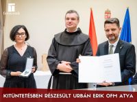 Bővebben: Kitüntetésben részesült Urbán Erik OFM atya