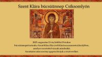 Bővebben: Assisi Szent Klára